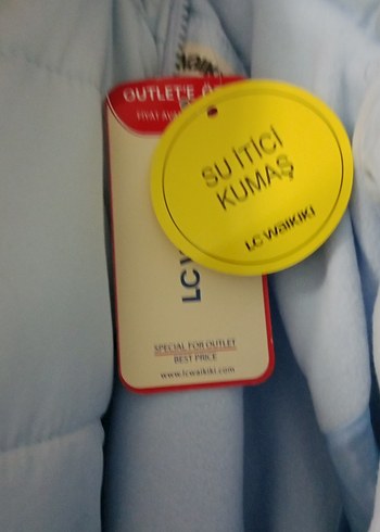 Çocuk Uzun Kollu Mavi Kışlık Mont - Görsel 8