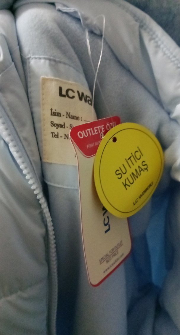 Çocuk Uzun Kollu Mavi Kışlık Mont - Görsel 3