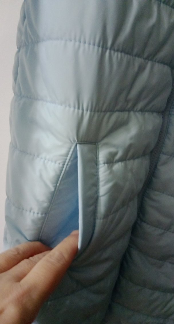 Çocuk Uzun Kollu Mavi Kışlık Mont - Görsel 5