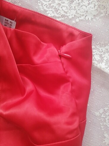 40 Beden kırmızı Renk Kırmızı elbise 
