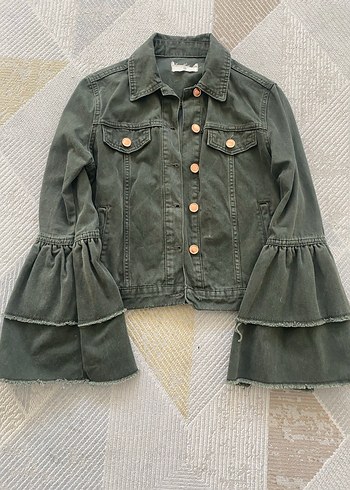 Bohem Uzun Kollu Denim Ceket