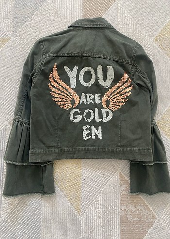 36 Beden Bohem Uzun Kollu Denim Ceket