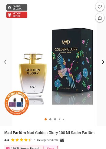 Mad Golden Glory 100 ml Kadın Parfüm