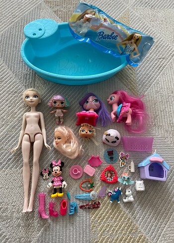 Barbie Bebek ve Aksesuar Seti elsa lol pony