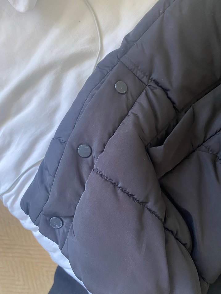 Kürk Detaylı Kadın Kışlık Mont - Görsel 4