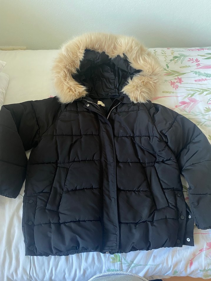 Kürk Detaylı Kadın Kışlık Mont - Görsel 2