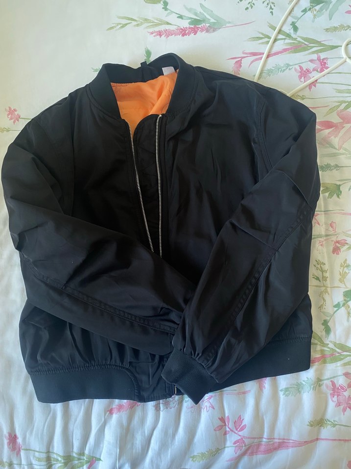 Siyah Fermuarlı Günlük Kadın Ceket - Görsel 2