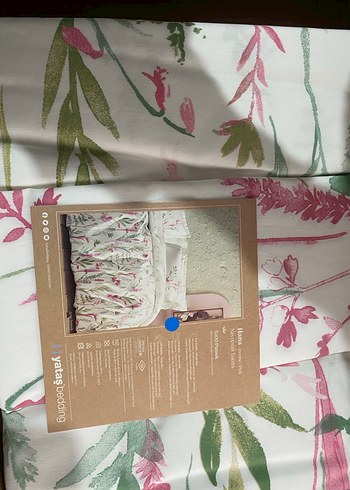 Pembe Pastel Çiçek Desenli Nevresim Takımı - Görsel 6