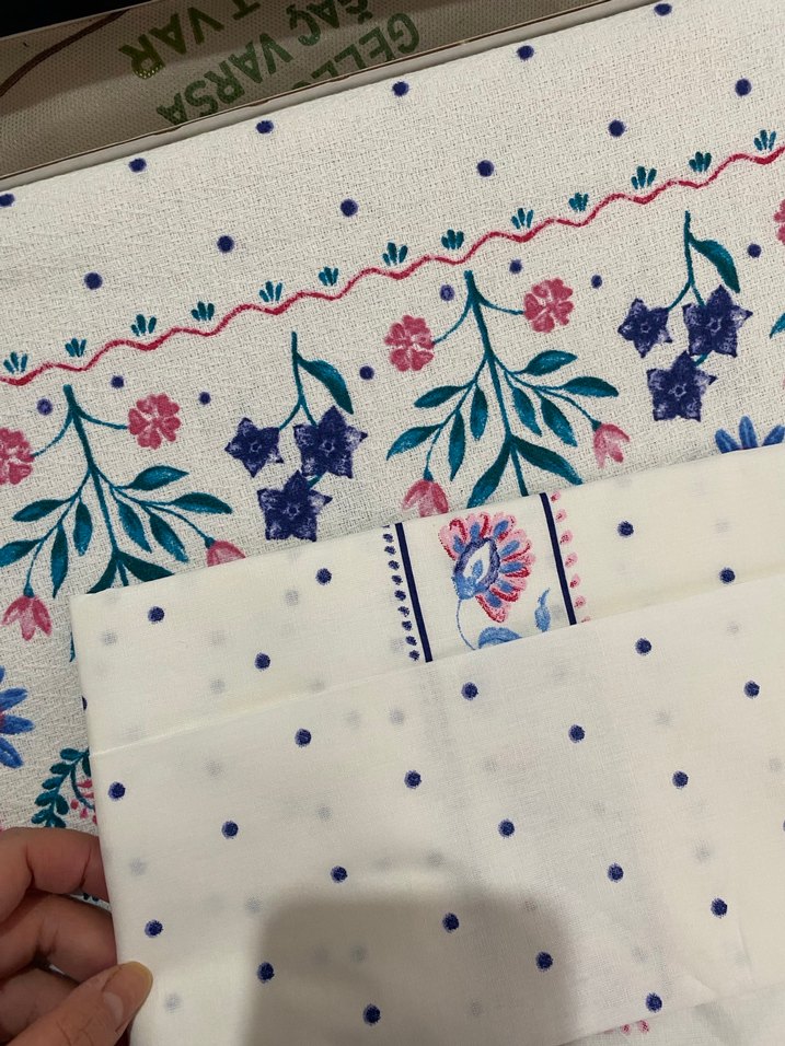 Pembe Pastel Çiçek Desenli Nevresim Takımı - Görsel 5