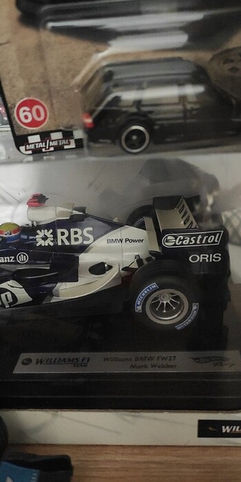  Beden Renk Hotwheels Bmw fw27 Formula 1 Model