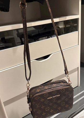 Kadın Kahverengi Louis Vuitton Deri Çapraz Çanta - Görsel 4