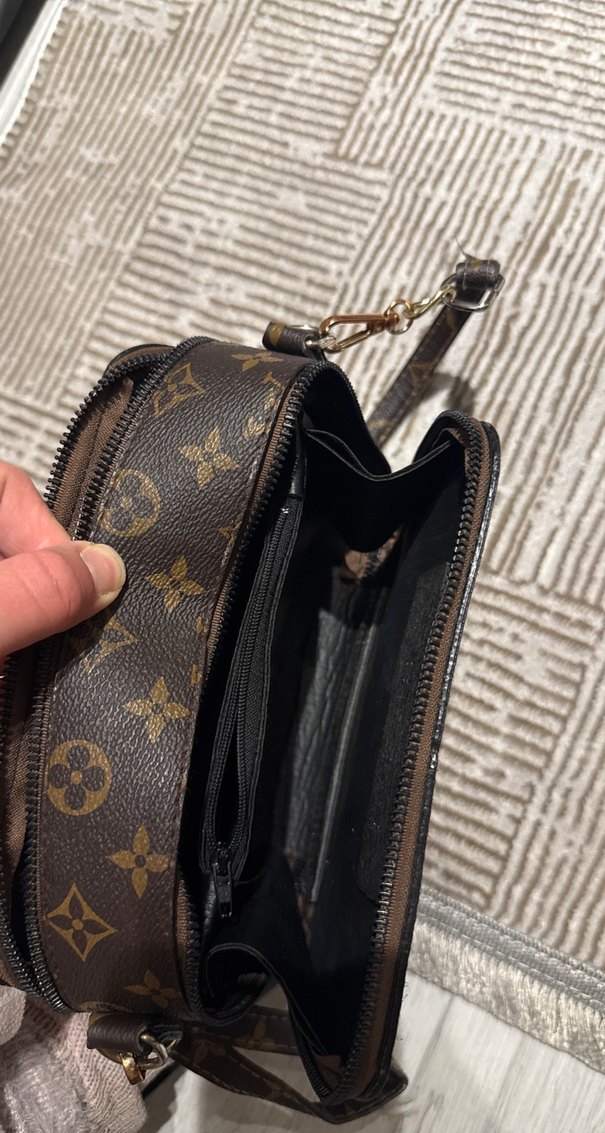 Kadın Kahverengi Louis Vuitton Deri Çapraz Çanta - Görsel 3
