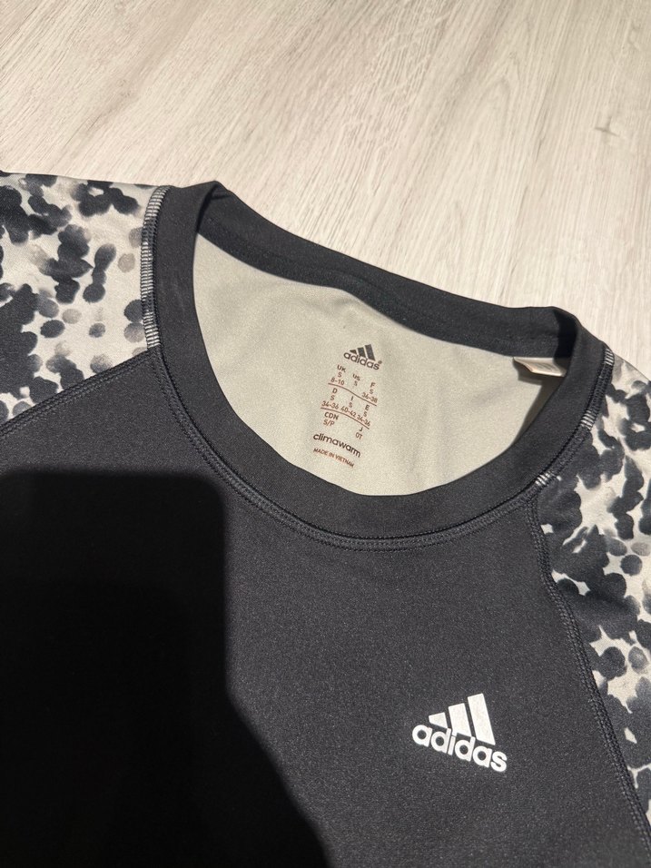 Uzun Kollu Siyah Kadın Spor Tişörtü - Görsel 4