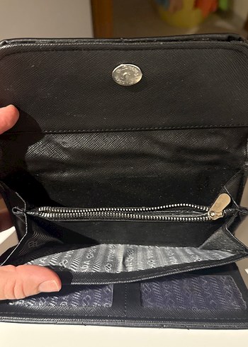 Prada Siyah Deri Kadın Cüzdan - Görsel 4