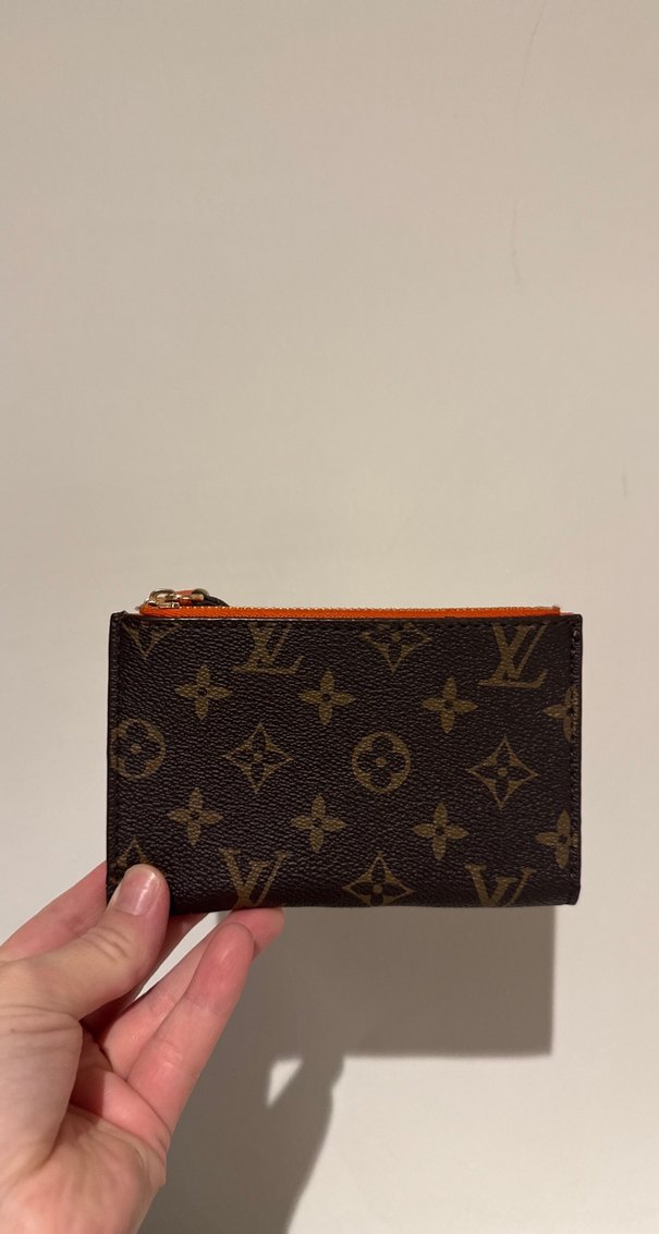 Kahverengi Deri Kadın Fermuarlı Cüzdan - Görsel 3