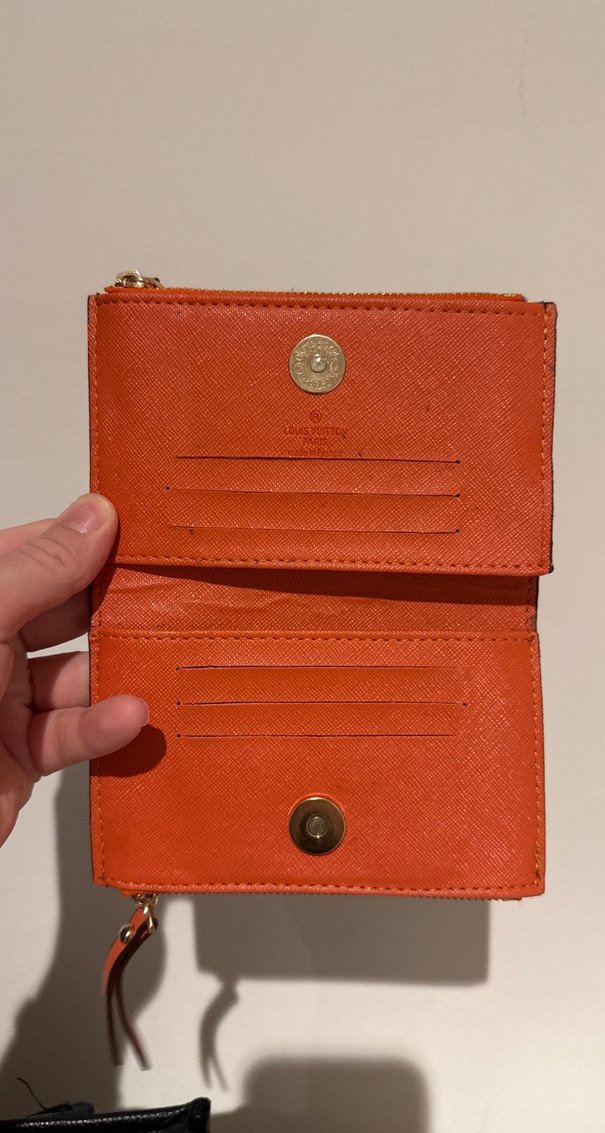 Kahverengi Deri Kadın Fermuarlı Cüzdan - Görsel 5