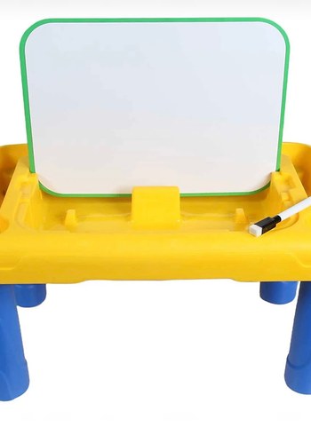 Sarı Renkli Çocuk Eğitim Masası - Görsel 2