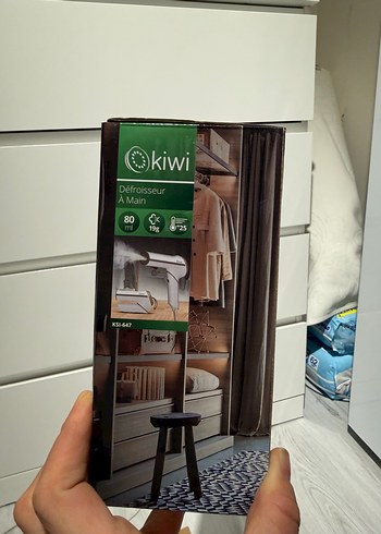 Kiwi El Tipi Buharlı Ütü Beyaz Gri - Görsel 5