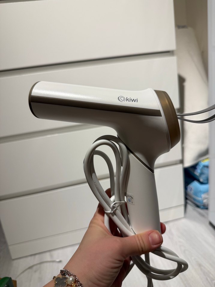 Kiwi El Tipi Buharlı Ütü Beyaz Gri - Görsel 3