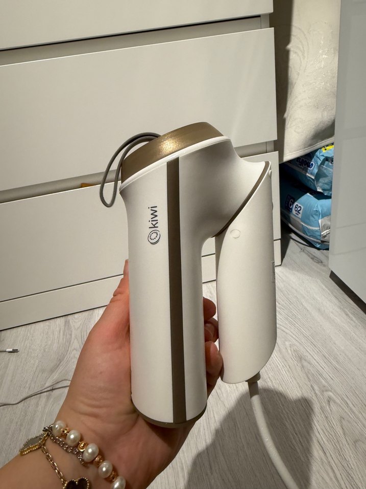 Kiwi El Tipi Buharlı Ütü Beyaz Gri - Görsel 2