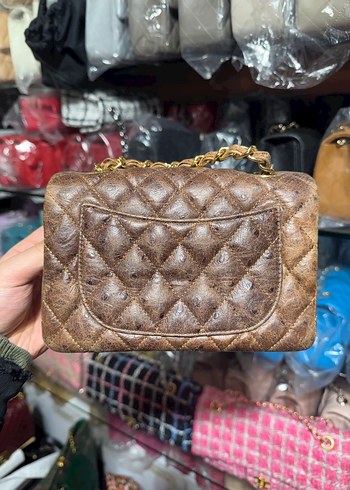 Kahverengi Deri Vintage Kadın Çanta - Görsel 2