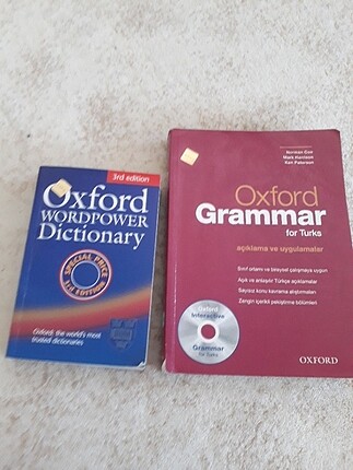  2 adet ingilizce öğrenme kitapları 