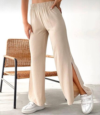 Trendyol & Milla Kadın yırtmaç detaylı pantolon
