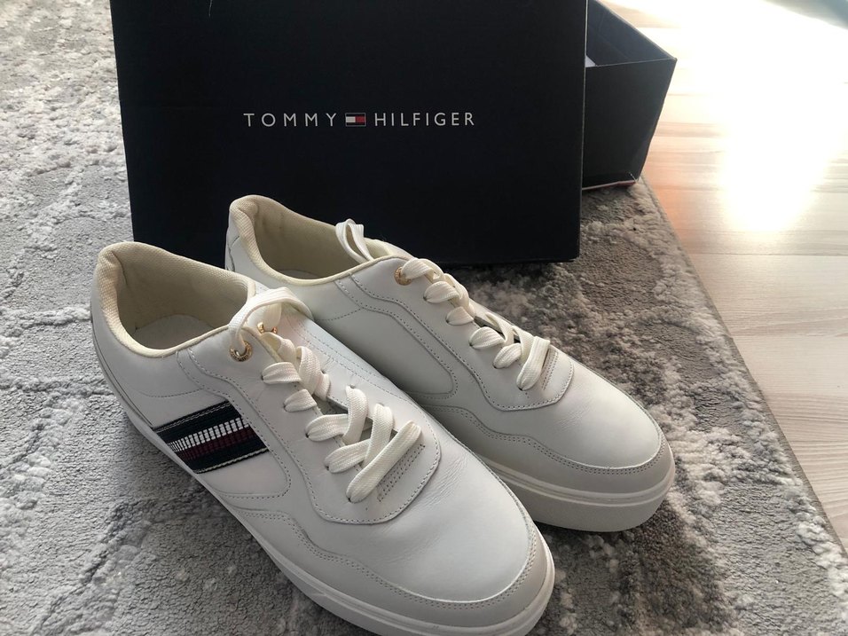 Tommy Hilfiger Beyaz Kadın Spor Ayakkabı - Görsel 5
