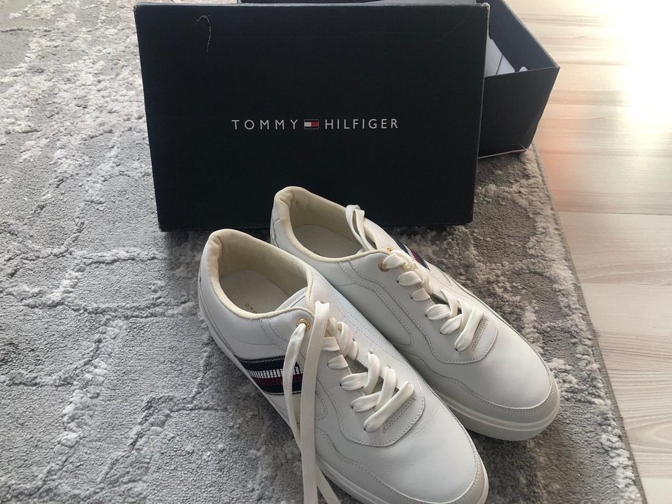 Tommy Hilfiger Beyaz Kadın Spor Ayakkabı - Görsel 2