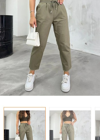 Bikelife Kadın Yüksek Bel Pamuklu Pantolon - Görsel 6