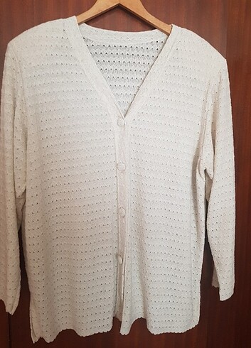 50 Beden ten rengi Renk Vintage hırka