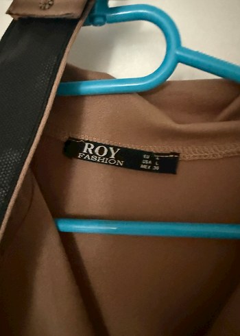 Uzun Bej Kadın Tulum, Kemerli, Ofis Stili - Görsel 5