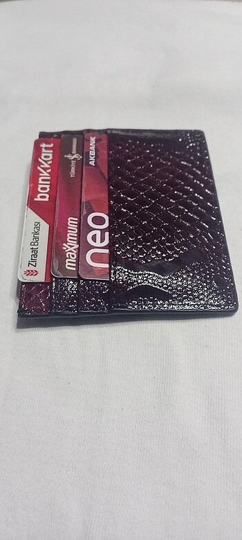 Diğer DERİ. 6 bölmeli kredi kartlık