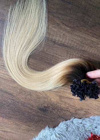 60 CM GERÇEK MİKRO KAYNAK SAÇ - Görsel 2