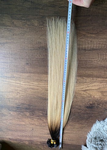 60 CM GERÇEK MİKRO KAYNAK SAÇ - Görsel 4