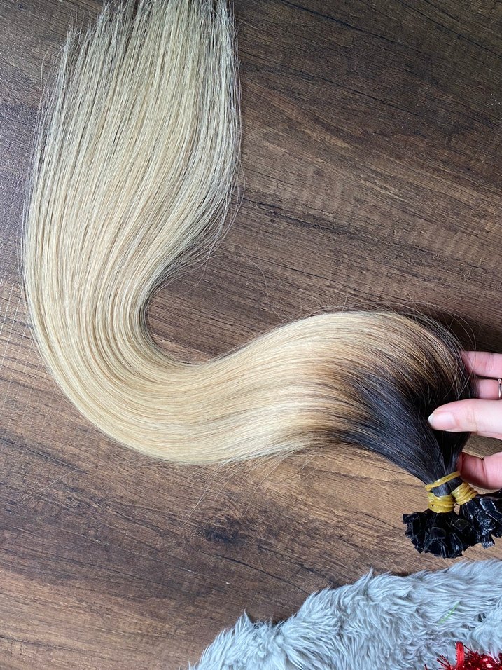 60 CM GERÇEK MİKRO KAYNAK SAÇ - Görsel 5