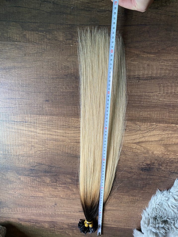 60 CM GERÇEK MİKRO KAYNAK SAÇ - Görsel 4