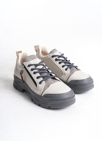 Diğer AGATHA Bağcıklı Fermuarlı Ortopedik Taban Kadın Sneaker Spor Aya