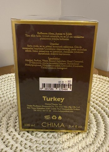  Beden CHIMA One More Flower Kadın Parfümü