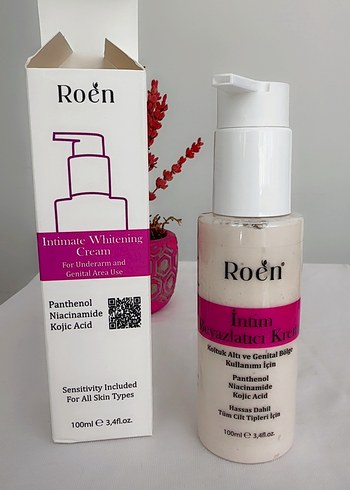 Beden Roén Cilt ve İntim Beyazlatıcı Krem 100ml