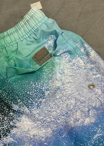 Nike Renkli Tie-Dye Desenli Deniz Şortu - Görsel 6