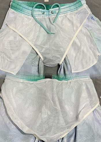 Nike Renkli Tie-Dye Desenli Deniz Şortu - Görsel 5