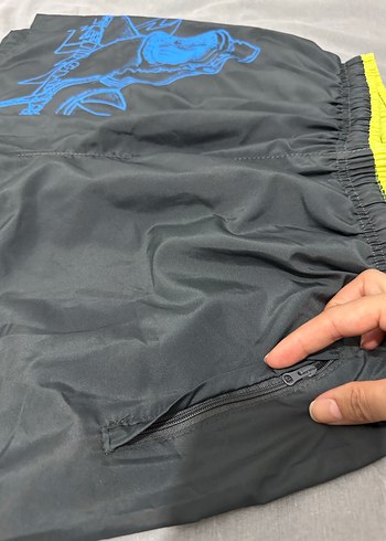 Erkek Mavi Köpekbalığı Desenli Deniz Şortu - Görsel 4