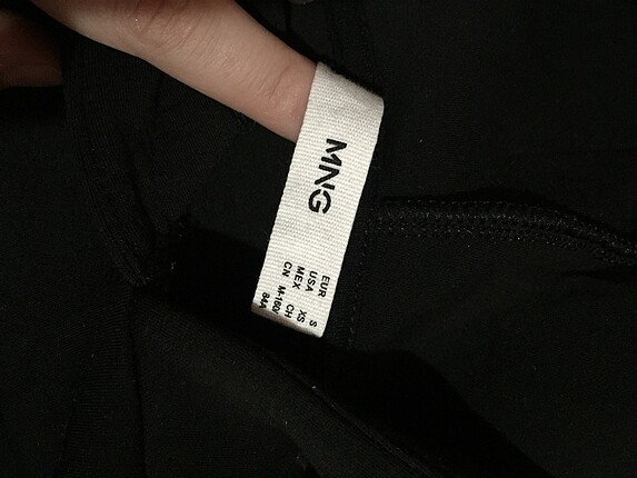 Mango Siyah Kapüşonlu Sweatshirt