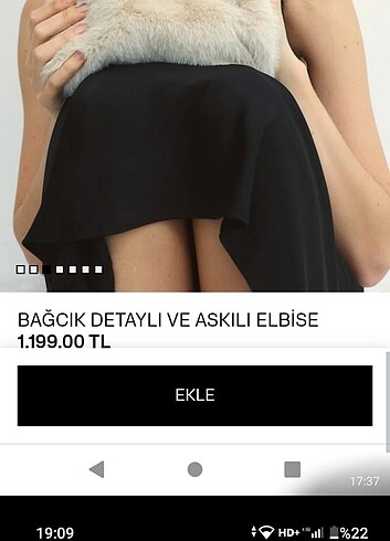 xs Beden H&M askılı elbise