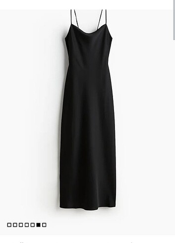 xs Beden siyah Renk H&M askılı elbise