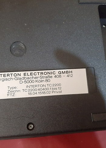 interton Electronic gmbh tc2101 telefon santral bigisayarı - Görsel 7