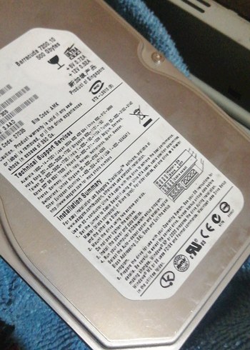 500gb ide hdd sağlık %100