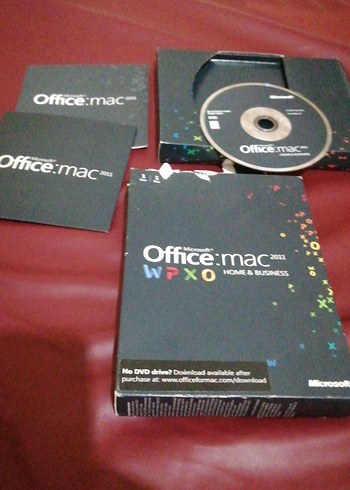 Microsoft Office Mac 2011 Home & Business Kutusu