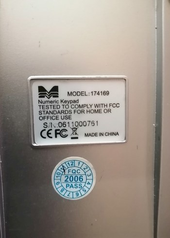 Numeric keypad küçük rakam klavye - Görsel 4